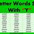 six letter words starting with y