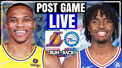 sixers post game live