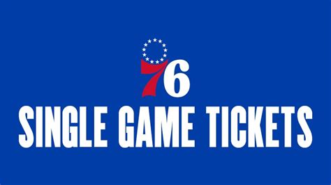 sixers single game tickets