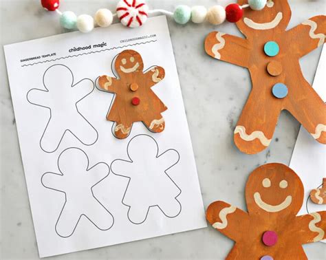Sizable Gingerbread Men Printable