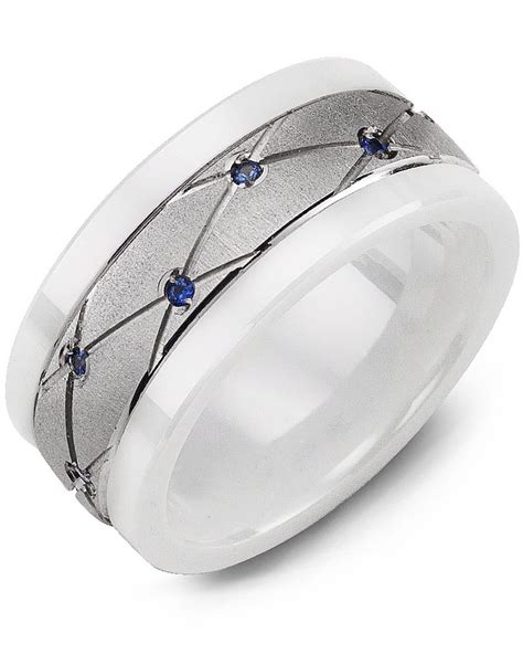 Men & Ladies 7MM/5MM Black Ceramic High Polish Domed Wedding Band Ring