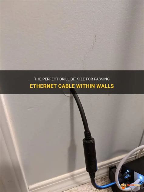 Size Drill Bit For Ethernet Cable