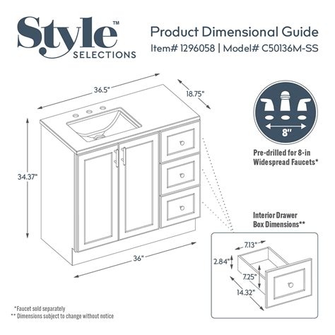 Size Of Bathroom Base Cabinets