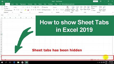 Size Of Each Tab In Excel
