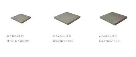 Size Of Sidewalk Blocks