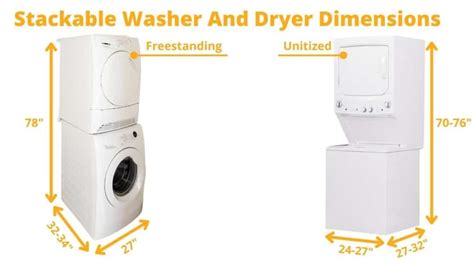 Size Of Small Stackable Washer Dryer