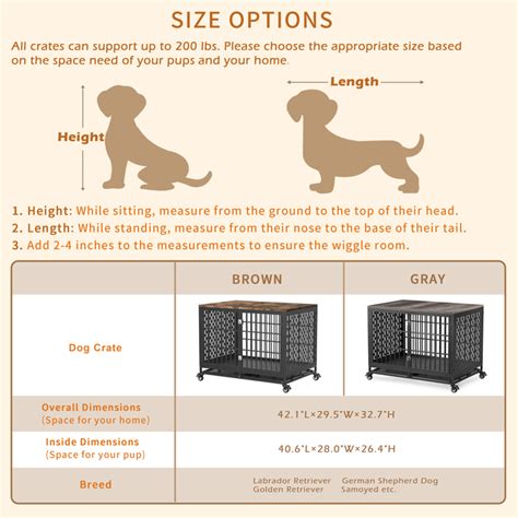 Sizes For Dog Crates