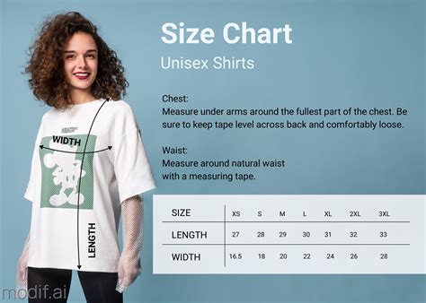 Sizing Clothes Chart