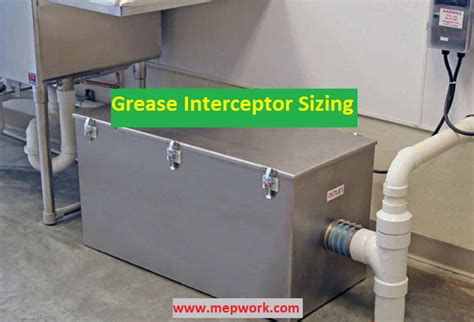 Sizing Of Grease Interceptor