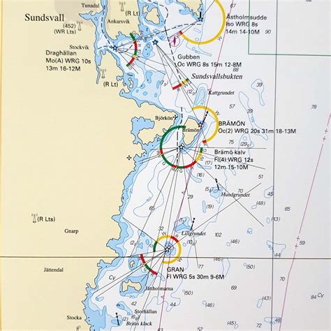 Sjökort för vägg Bottenhavet Kartkungen Sjökort 5 på väggen