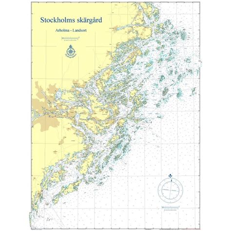 Sjökort Över Stockholms Skärgård Europa Karta
