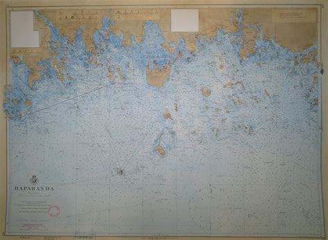 Sjökort för vägg MalörenSeskaröHaparanda Kartkungen sjökort 411