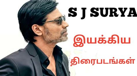 sj surya directed movies list
