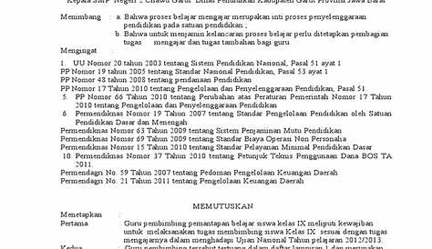 SK Guru Pembimbing | PDF