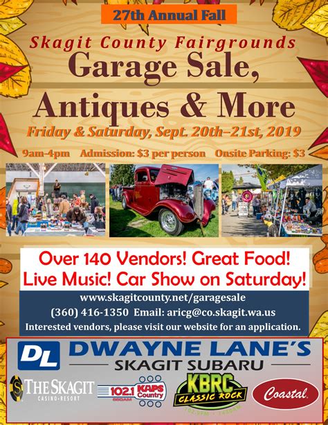 skagit county fairgrounds garage sale