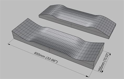 Skateboard Mold 3D Model