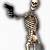 skeleton with guns