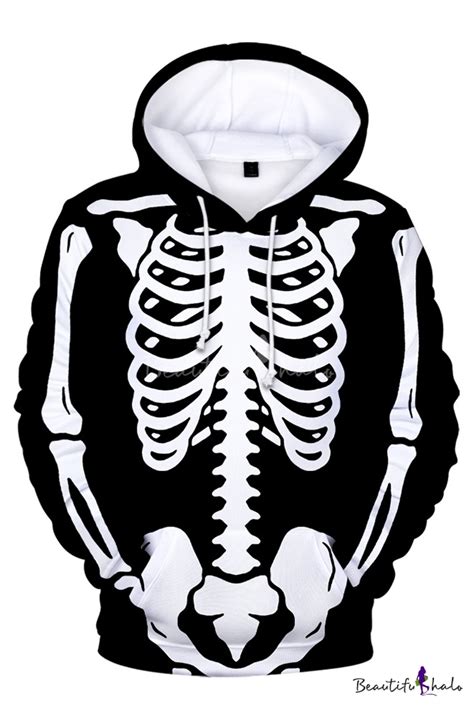 skeleton hoodie and pants