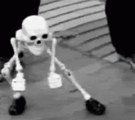 skeleton meme gif background