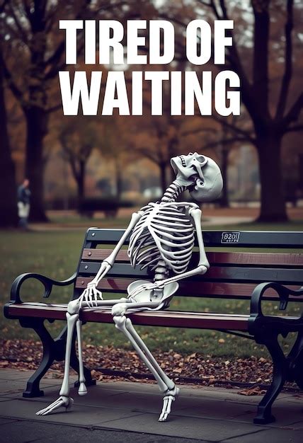 Skeletal Solitude: Unveiling the Eerie Beauty of a Skeleton on a Bench - An SEO title that describes the intriguing enigma behind the imagery of a skeleton sitting alone on a bench, optimized for search engine visibility.