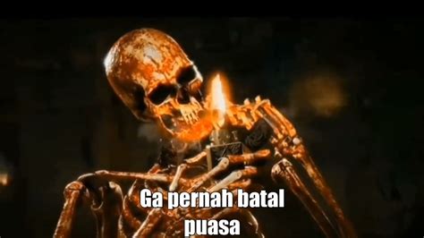 skeleton smoking cigarette meme