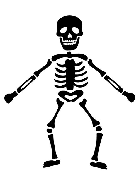 Skeleton Stencil Free Printable