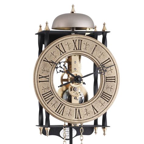 Skeleton Wall Clock Ebay
