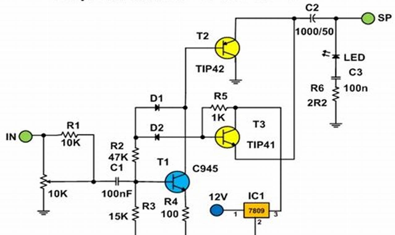 Tips Merakit Skema Ampli Mini Tip 41 12v untuk Pemula