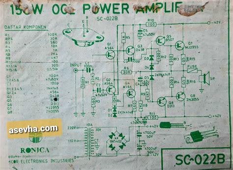 Power Amplifier OCL 150 Watt Reyhan M Abdurrohman