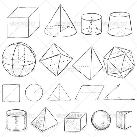 Free Sketch Drawing Basic Shapes For Beginner