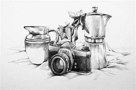  25 Idea Sketch Drawings Of Objects With Pencil