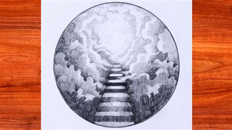 25K  Sample Sketch Heaven Drawing For Beginner