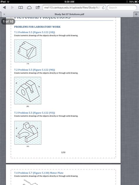  25 Idea Sketch Isometric Drawings Of Problems 1 To 6 With Pencil