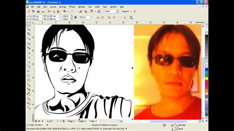 Free Sketch To Vector Corel Draw For Beginner