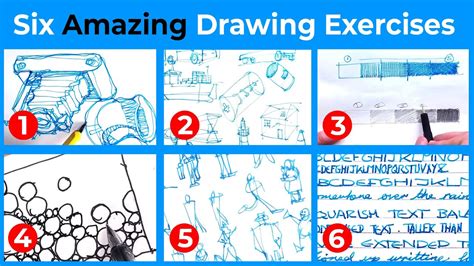 Sketchbook Exercises Drawing Techniques