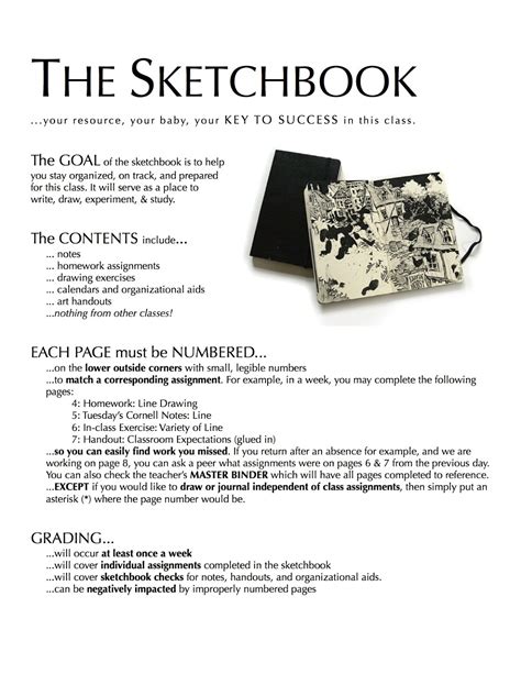 Sketchbook Making Lesson Plan