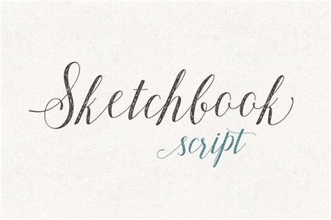Sketchbook Written In Cursive