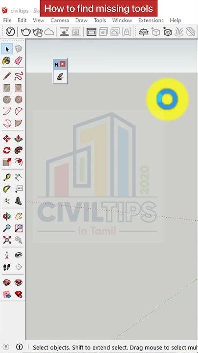 Sketchup Tools Missing