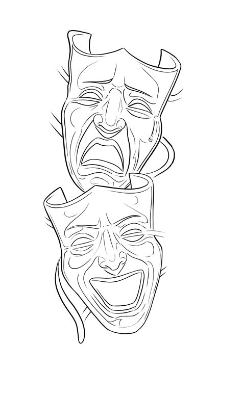 Ski Face Tattoo Design