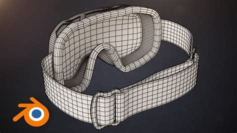 Ski Goggles Blender Model