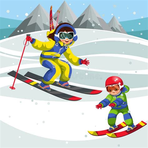 Ski Instructor Cartoon
