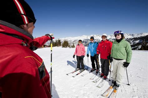 Ski Instructors Teaching