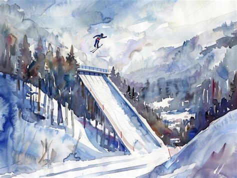 Ski Jump Art