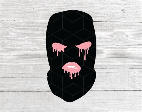 Ski Mask Face Drawing