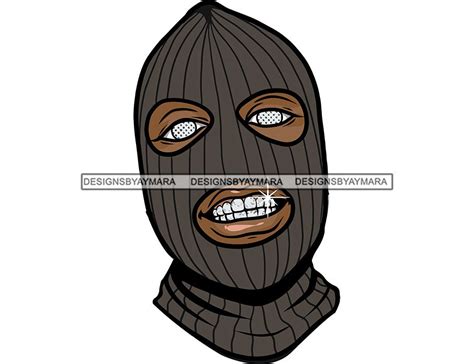 Ski Mask Guy Drawing