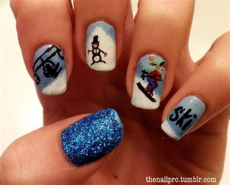 Ski Nail Design