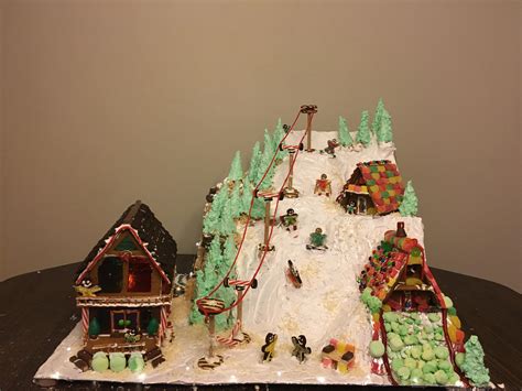 Ski Resort Gingerbread