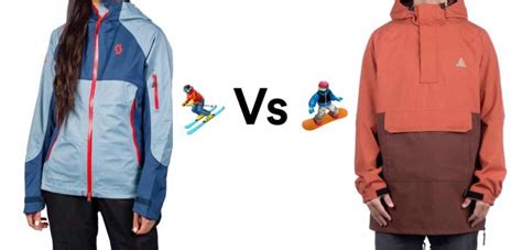 Ski Snowboard Jacket Difference