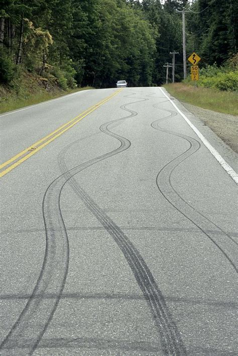 skid marks