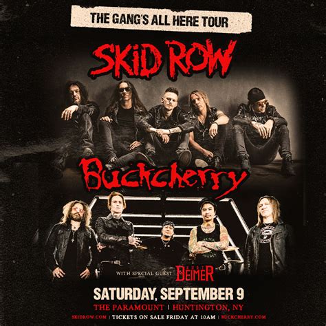 skid row on tour